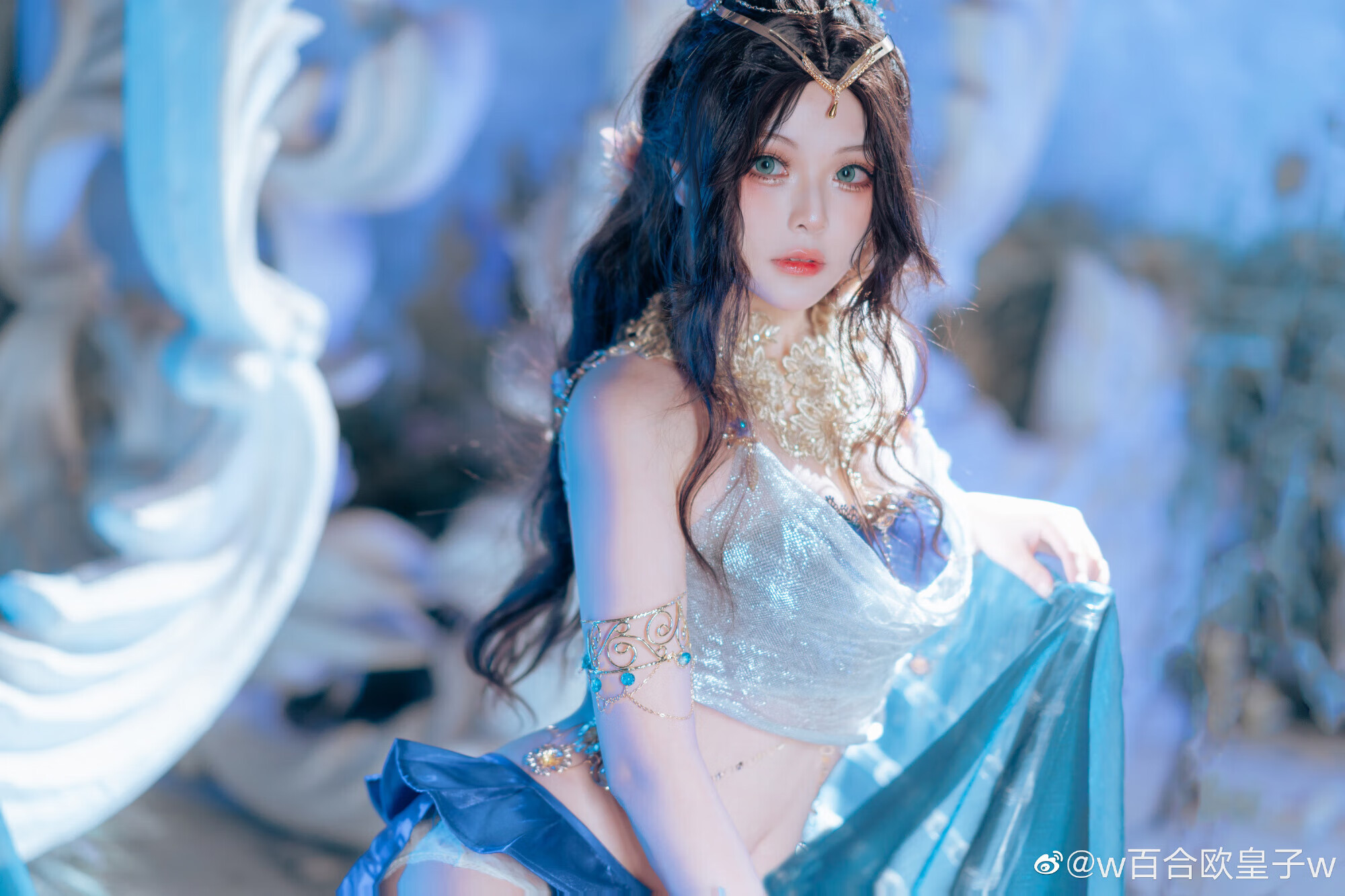 半次元人气COSER——w百合欧皇子w，cos作品永劫无间迦南鉴赏-瓜次元