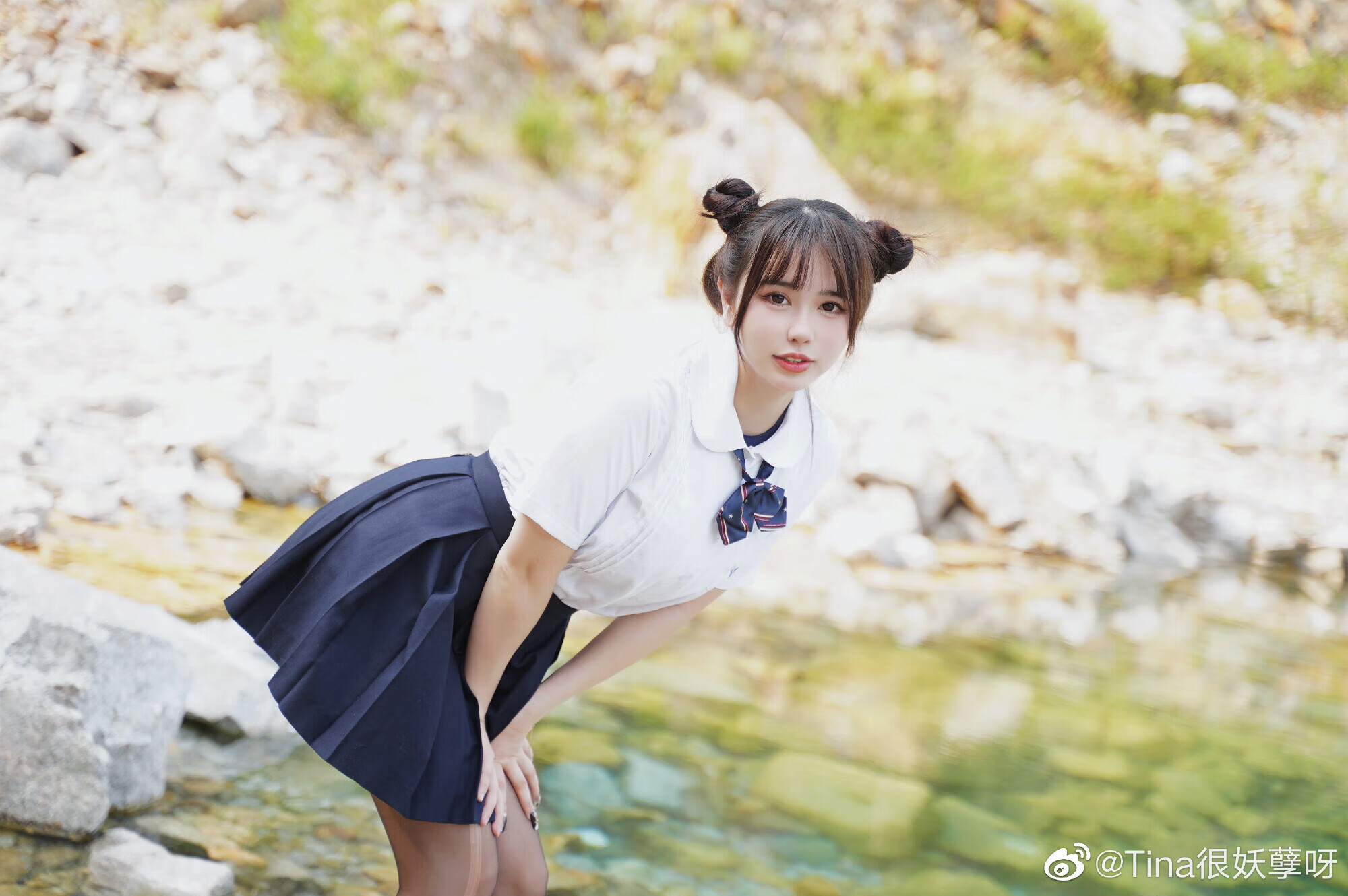 性感可爱的小妖精——Tina很妖孽呀，这个妹子真的很妖孽-瓜次元