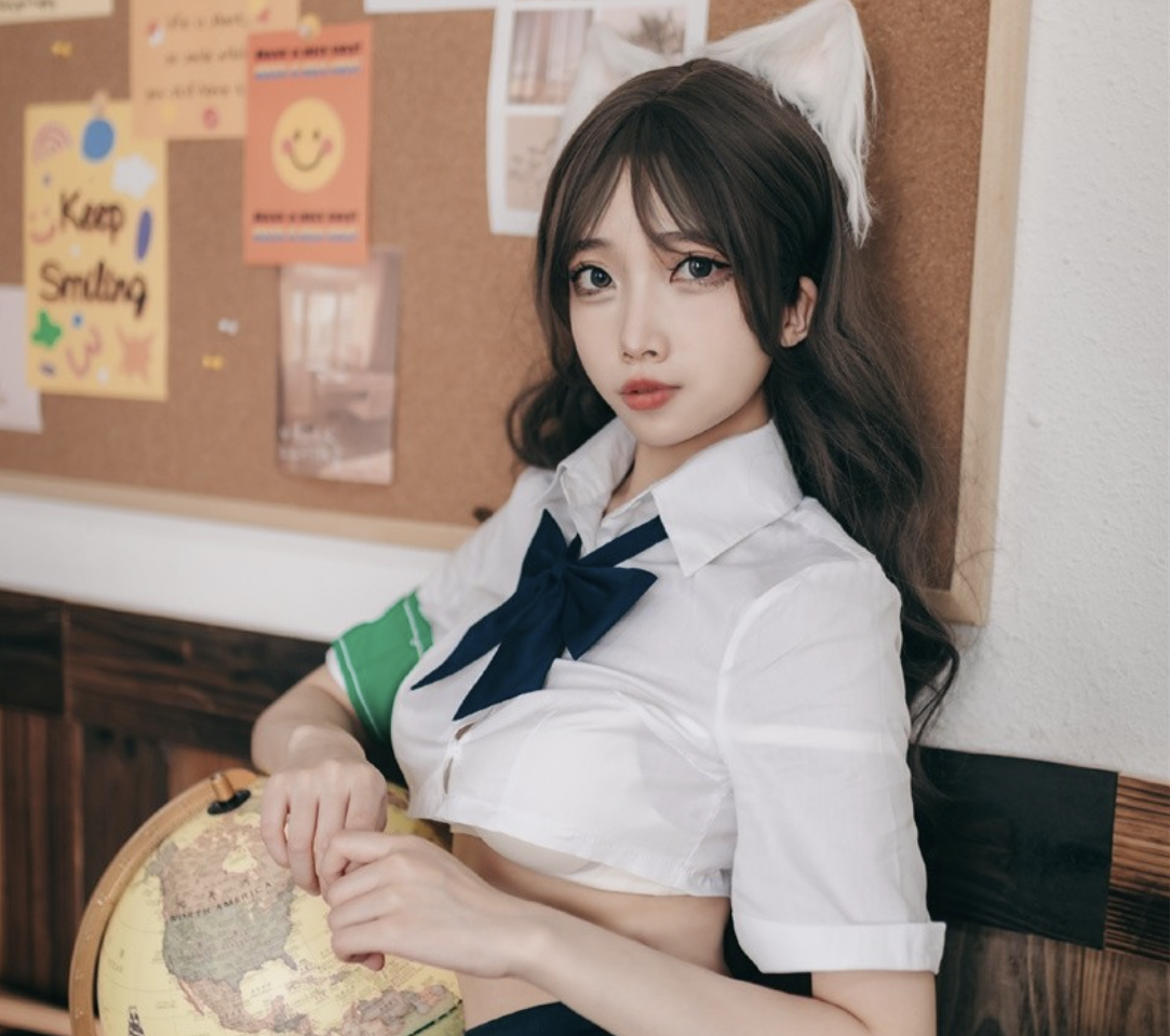 图片[2]-杏仁曲奇cos全套作品奖赏，猫咪学姐在等你哦-瓜次元
