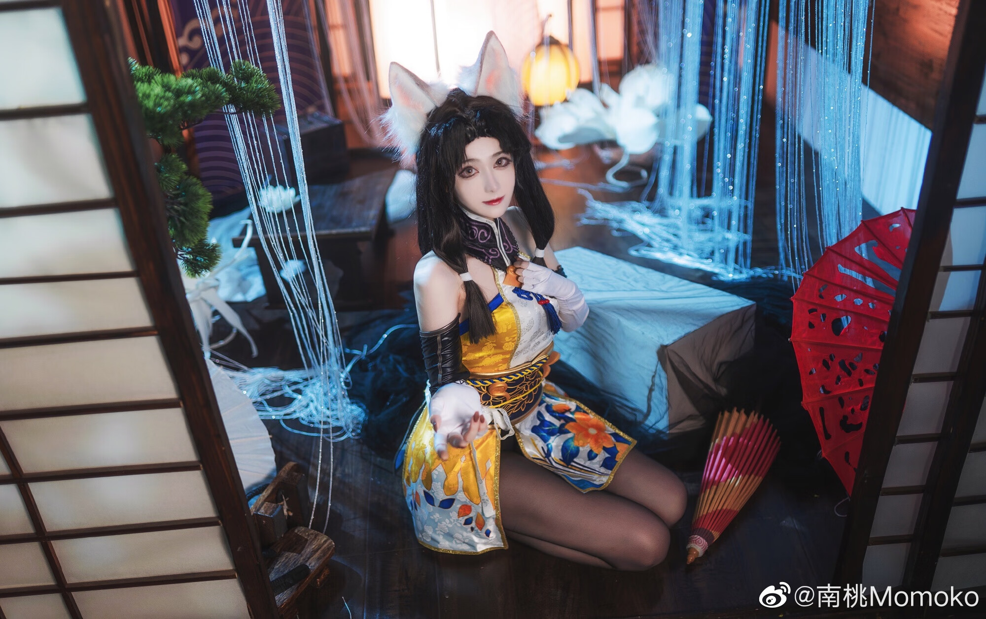 胡狼美女南桃momoko，想不想捏捏她可爱的耳朵-瓜次元