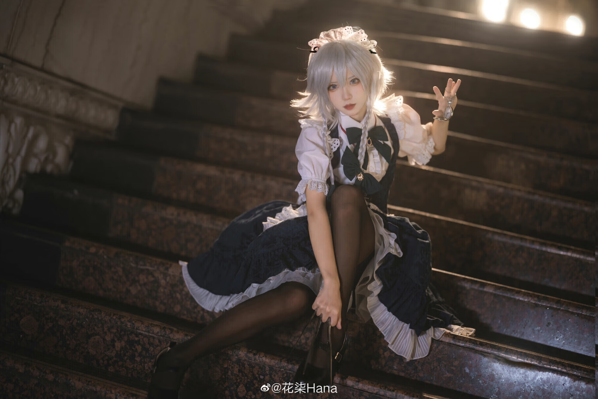 花柒Hana的cos作品——十六夜咲夜， ，娇小可爱的冷酷少女-瓜次元