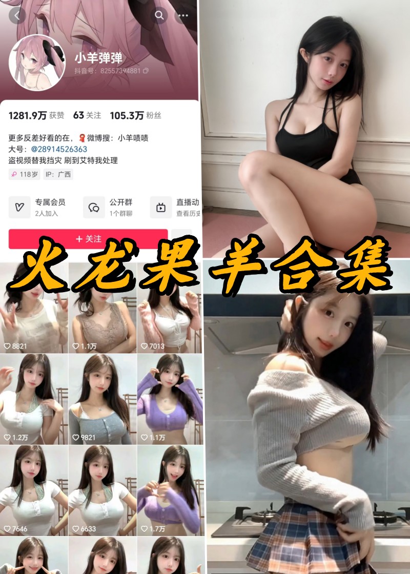 火龙果羊微密圈全部付费写真视频合42套-瓜次元